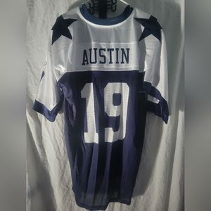 Rebook NFL Vintage Dallas Cowboys Miles Austin Throwback Jersey